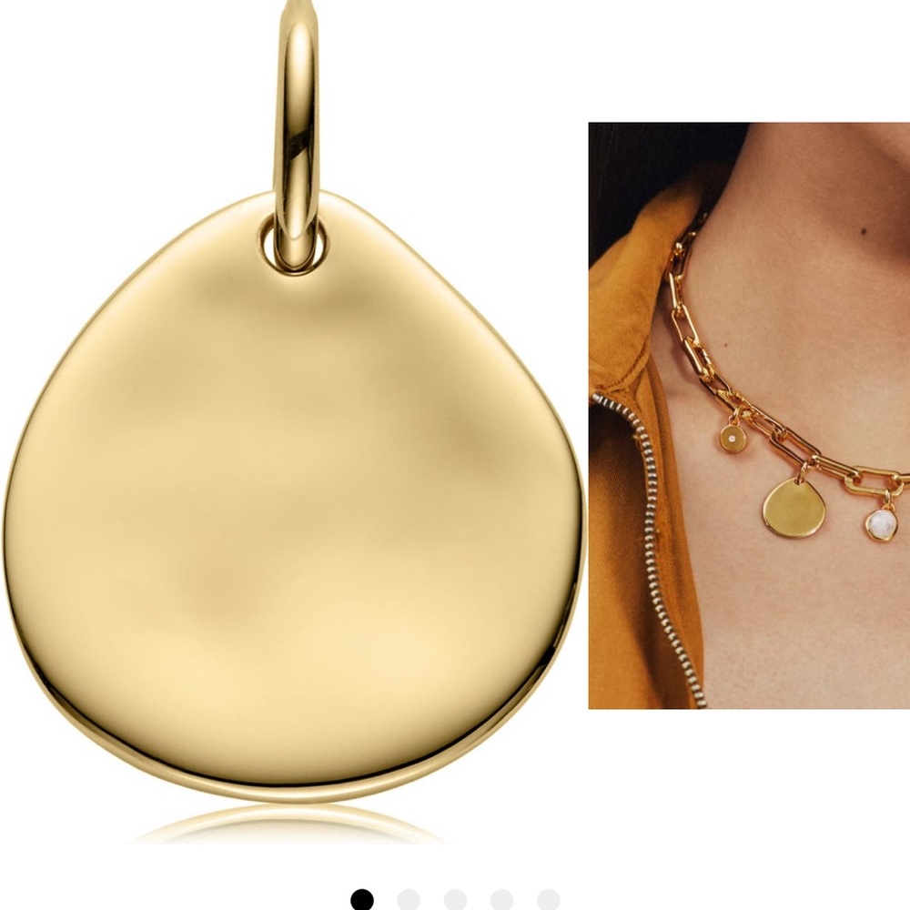 Monica Vinader NWOT Siren Small Pendant